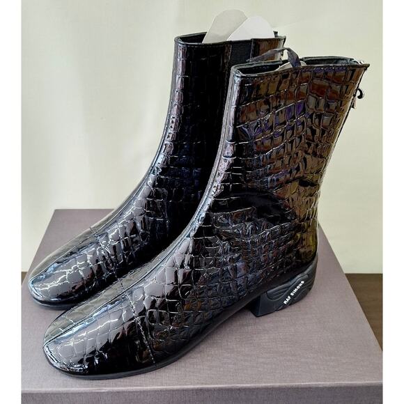 RAF Simons SOLARIS Crocodile embossed gore boots size 42 - Picture 1 of 8